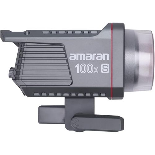  amaran 100x S Bi-Color Bowens Mount Point-Source LED Video Light,100W Output Studio Light,Bluetooth App Control 9 Built-in Lighting Effects DC/AC Power Supply Ultra Silent Fan(amaran 100xS)
