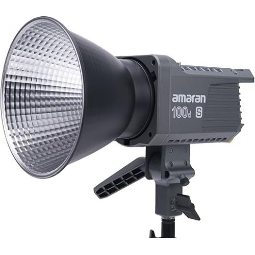  Amaran 100dS LED Video Light, amaran 100d Upgrade App Control 8 Pre-Programmed Lighting Effects DC/AC Power Supply Photography Shooting Light