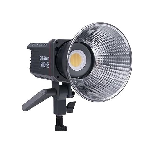  Aputure Amaran 200X S LED Video Light 200W Bi-Color 2700-6500k Bowens Mount Continuous Light Bluetooth App Control Silent Fan (Amaran 200XS)