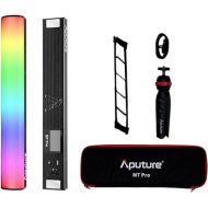 Aputure MT Pro RGB Light Wand 7.5W Output Bi-Color 2000K -10000KPixel-Mappable RGBWW Mini LED Tube Support Sidus Link App/DMX/RDM Control (30cm)