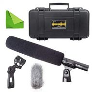 Aputure Deity S-Mic 2 Location Kit Broadcast Mic with Super Low Noise Low-Noise Directional Shotgun Microphone for Hi-Res Broadcast wEACHSHOT Cleaning Cloth
