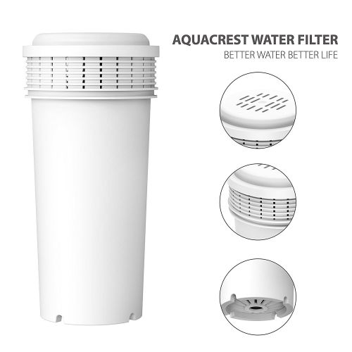  AquaCrest AQK-42371240 Wasserfilterpatronenersatz, Kompatibel mit Tommee Tippee Prep System (4)