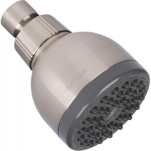  Aqua Elegante High Pressure Showerhead Brushed Nickel - Best Wall Mount, Bathroom, RV Shower Head For Low Flow Showers, 1.8 GPM - Brushed Nickel & California Certified