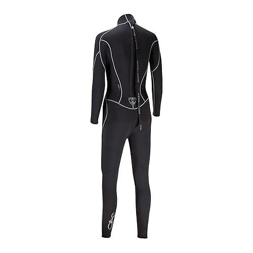  Aqua Lung AquaFlex Womens 3mm Wetsuit, Charcoal - 6