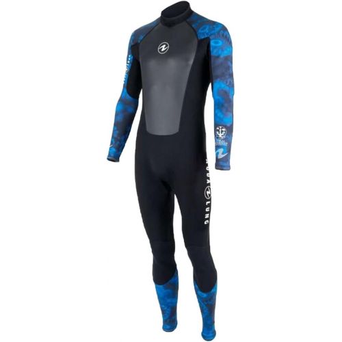  Aqua Lung Hydroflex 1mm Wetsuit - Men - Camo Blue