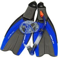 Aqualung PHOENIX PRO Proflex Schnorchelset 37-46 blau