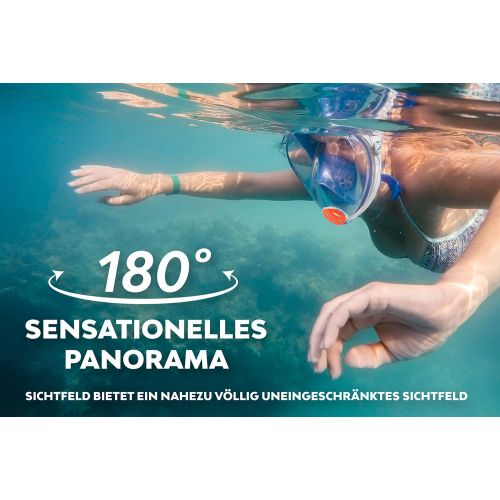  Vollgesichts Schnorchelmaske  La Costa Easy Dive Deluxe  vom Wassersportexperten Aqua Lung