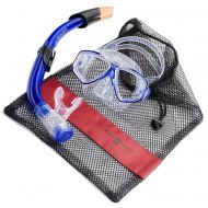 Aqua Lung Tauchset Taucherbrille und Schnorchel La Costa Pro Schnorchelset inklusive Netzbeutel