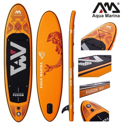  AQUA MARINA FUSION SUP inflatable Stand Up Paddle Surfboard Board Paddel