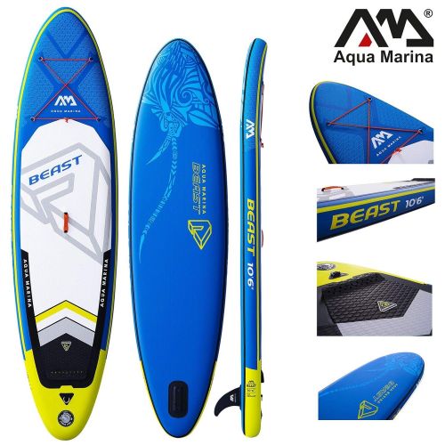  Aqua Marina Beast 2019 SUP Board Inflatable Stand Up Paddle Surfboard Paddel