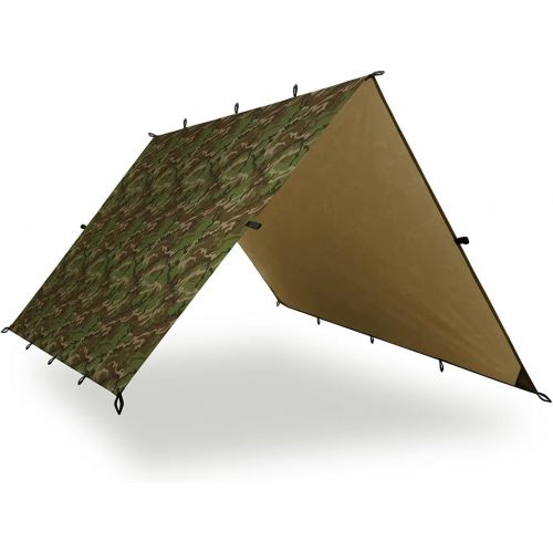  [아마존베스트]Aqua Quest Defender Tarp - 100% Waterproof Heavy Duty Nylon Bushcraft Survival Shelter - 10x7, 10x10, 13x10, 15x15 Camo or Olive Drab