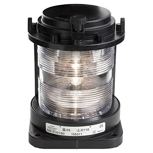  Aqua Signal Clear S70 Masthead Light with Black Housing