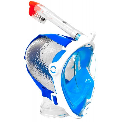  Aqua Speed Tauchmaske Tauchermaske - Vollmaske - Vollgesichtsmaske - Schnorchelmaske - Mit Kamerahalterung - #AsSpectra