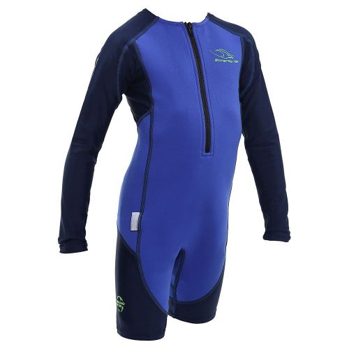  Aqua Sphere Stingray Long Sleeve Wet Suit, Blue Long Sleeve, 8