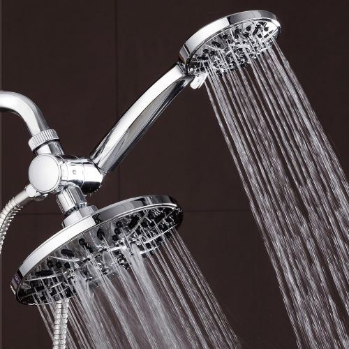  [아마존핫딜][아마존 핫딜] AquaDance 7 Premium High Pressure 3-Way Rainfall Combo Combines The Best of Both Worlds-Enjoy Luxurious Rain Showerhead and 6-Setting Hand Held Shower Separately or Together, Chrom