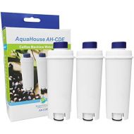 AquaHouse 3x AH-CDE Kompatibler Filter fuer DeLonghi Wasserfilter DLSC002, SER3017, 5513292811, passend fuer Delonghi Bohnen- und Espressokaffeemaschinen