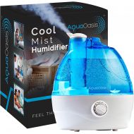 [아마존베스트]AquaOasis Cool Mist Humidifier {2.2L Water Tank} Quiet Ultrasonic Humidifiers for Bedroom & Large room - Adjustable -360° Rotation Nozzle, Auto-Shut Off, Humidifiers for Babies Nu