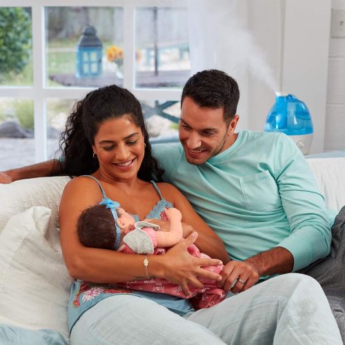  [아마존베스트]AquaOasis Cool Mist Humidifier {2.2L Water Tank} Quiet Ultrasonic Humidifiers for Bedroom & Large room - Adjustable -360° Rotation Nozzle, Auto-Shut Off, Humidifiers for Babies Nu