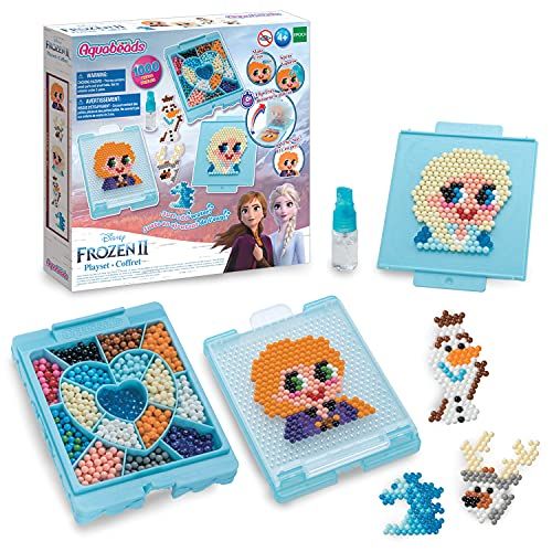  Aquabeads Disney Frozen 2 Playset, Kids Crafts, Beads, Arts and Crafts, Complete Activity Kit for 4+