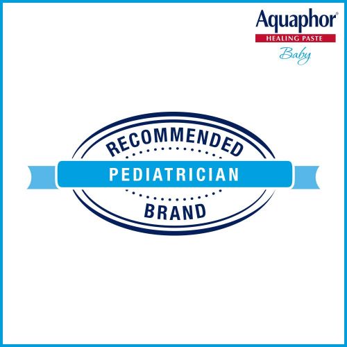  Aquaphor Baby Diaper Rash Paste - For Serious Diaper Rash and Flare-ups - 3.5 Oz. Tube