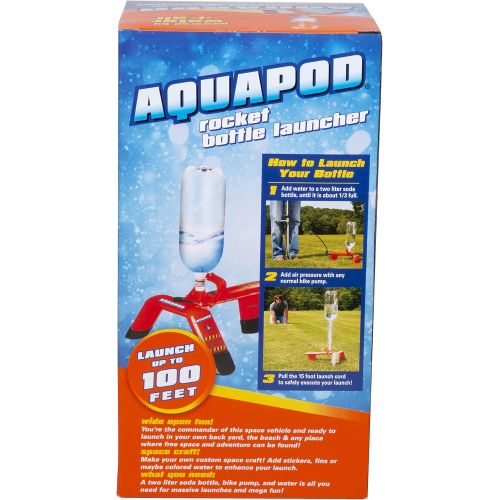  [아마존베스트]Aquapod Water Bottle Rocket Launcher - Launch 2 Liter Soda Bottles Up to 100 ft in the Air - The Cool Backyard Toy Gift that makes Outdoors Fun for Kids, Teenagers, and Adults