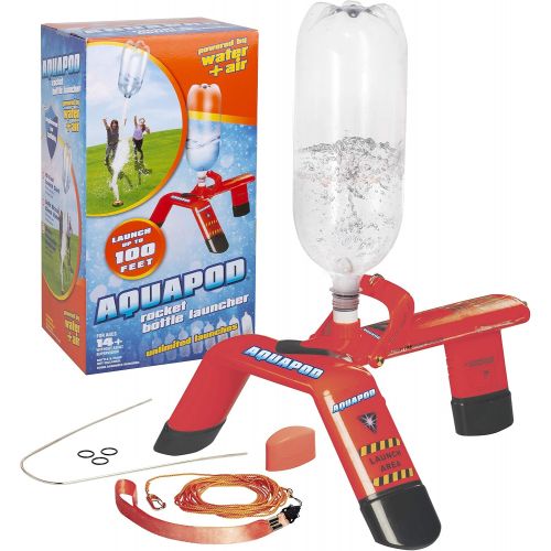  [아마존베스트]Aquapod Water Bottle Rocket Launcher - Launch 2 Liter Soda Bottles Up to 100 ft in the Air - The Cool Backyard Toy Gift that makes Outdoors Fun for Kids, Teenagers, and Adults