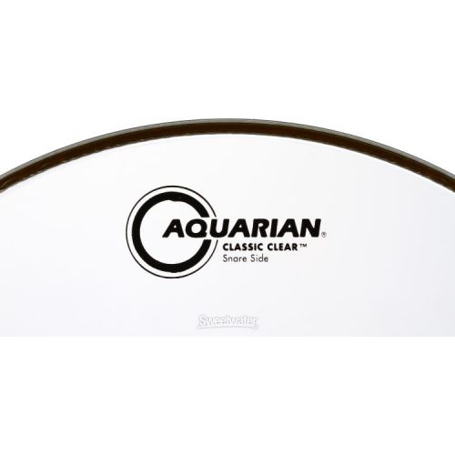  Aquarian Classic Clear Snare Side Drumhead - 14 inch