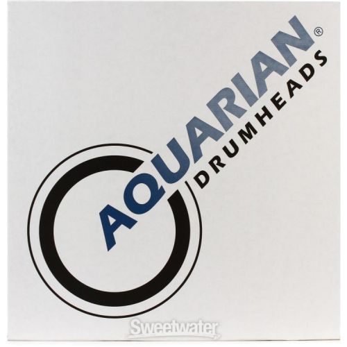  Aquarian Reflector Ice White Super Kick Bass Drumhead - 20 inch