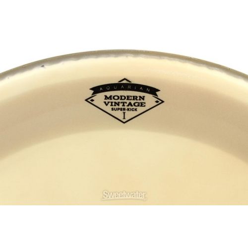  Aquarian Modern Vintage Super Kick I Bass Drumhead - 24 inch