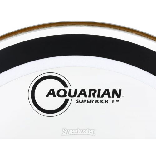  Aquarian Superkick I Clear Bass Drumhead - 22 inch