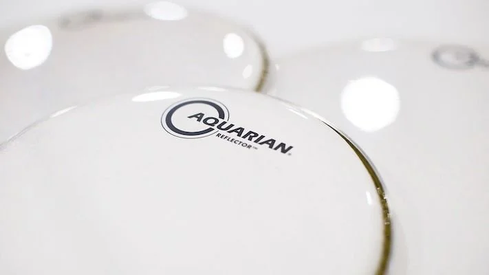  Aquarian Reflector Ice White Bass Drumhead - 22 inch