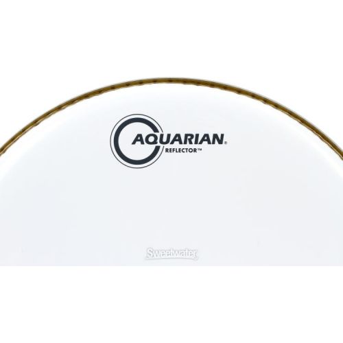  Aquarian Reflector Ice White Drumhead - 12 inch