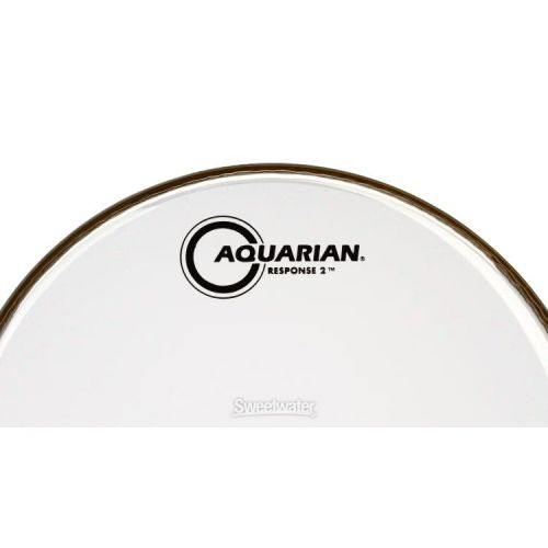  Aquarian Response 2 Clear Drumhead - 10 inch