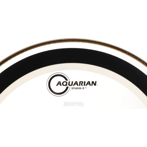  Aquarian Studio-X Series Clear Drumhead - 14 inch