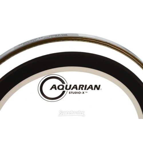  Aquarian Studio-X Series Clear 3 Piece Tom Pack - 10/12/16