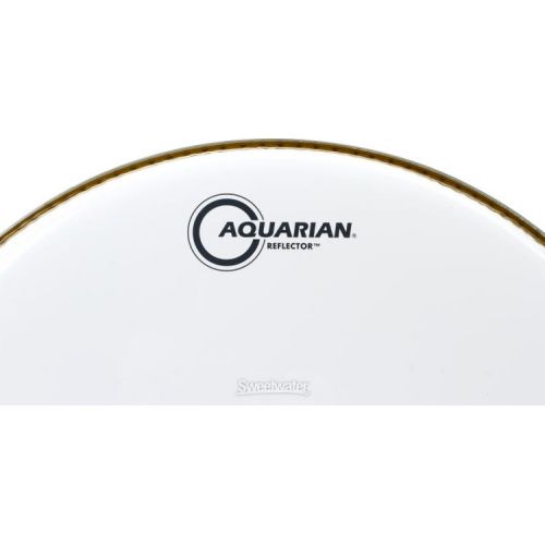  Aquarian Reflector Ice White Drumhead - 15 inch