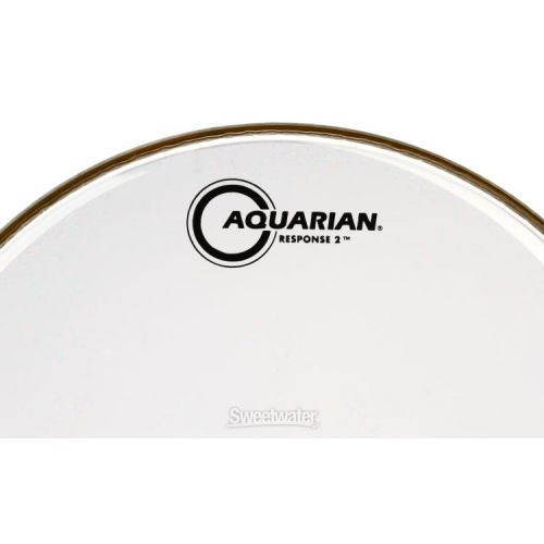  Aquarian Response 2 Clear Drumhead - 12 inch
