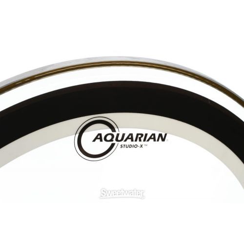  Aquarian Studio-X Series Clear Drumhead - 18 inch