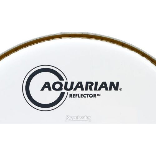  Aquarian Reflector Ice White Drumhead - 8 inch