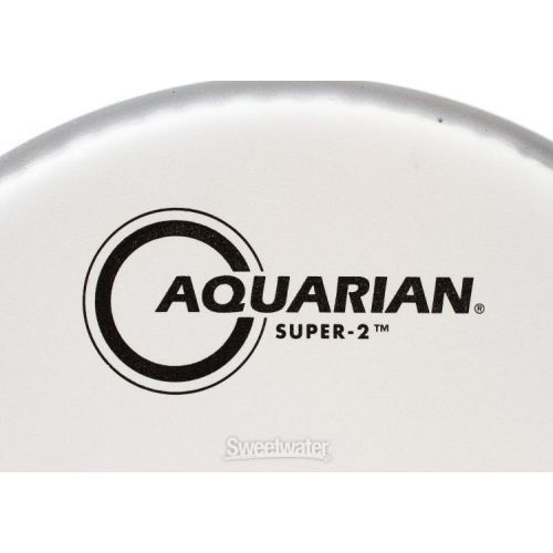  Aquarian Super-2 Texture Coated Drumhead - 8 inch