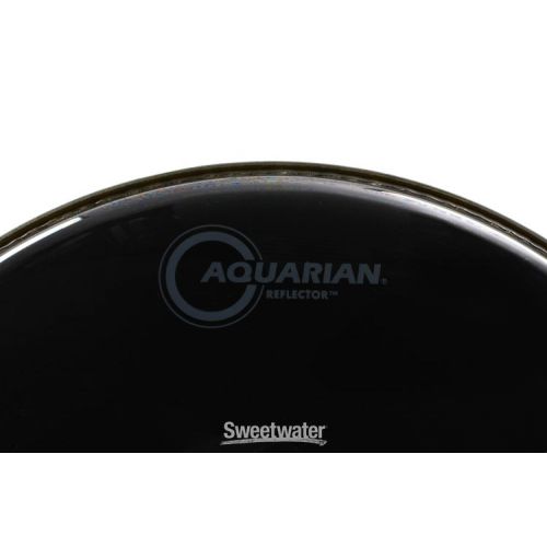  Aquarian Reflector Black Mirror Drumhead - 13 inch