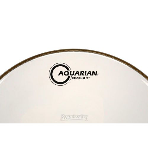  Aquarian Response 2 Clear Drumhead - 16 inch