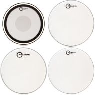 Aquarian Super-2 Texture Coated 3 Piece Tom Pack - 10/12/16 - with 14in Snare Head