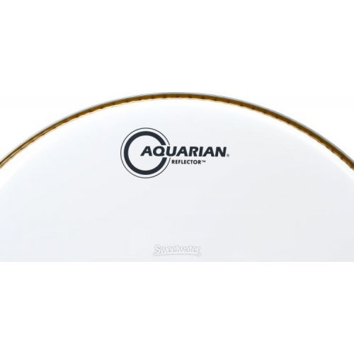  Aquarian Reflector Ice White Drumhead - 14 inch