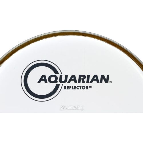  Aquarian Reflector Ice White Drumhead - 6 inch