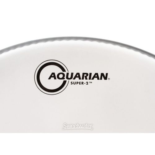  Aquarian Super-2 Texture Coated Drumhead - 18 inch