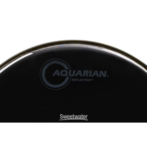  Aquarian Reflector Black Mirror 3 Piece Tom Pack - 10/12/16