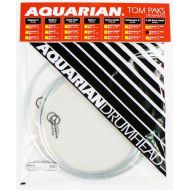 Aquarian Drumheads RSP2-B Response 2 Tom Pack 12, 13, 16-inch