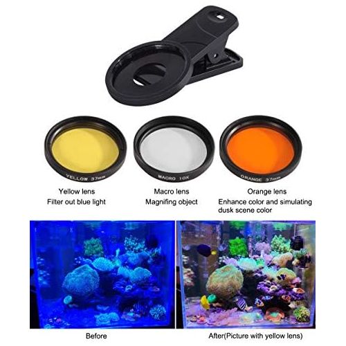  [아마존베스트]Aquarium Choice Coral Lens Filter Kits for Phone