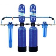 Aquasana Whole House Water Filter System - Water Softener Alternative - Salt-Free Descaler, Carbon & KDF Home Water Filtration - Filters Sediment & 97% Of Chlorine - 1,000,000 Gl - EQ-1000-AST